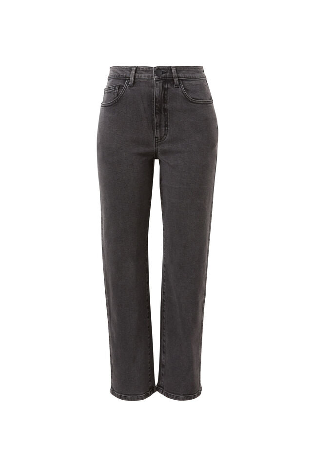 Blake Straight Leg Jean - Washed Black