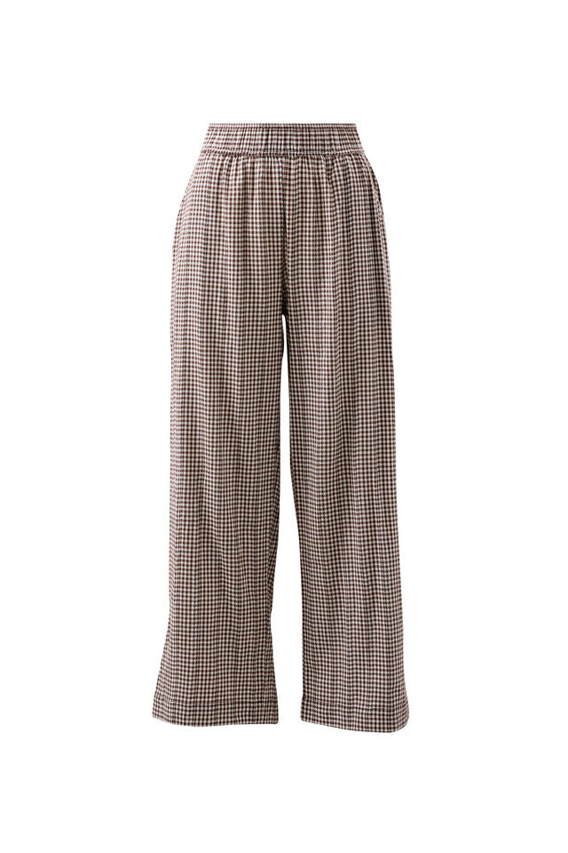 The Lounge Pant - Chocolate Gingham