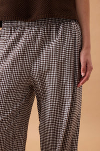 The Lounge Pant - Chocolate Gingham