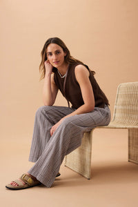 The Lounge Pant - Chocolate Gingham