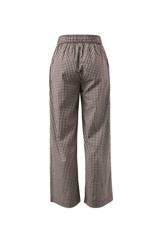 The Lounge Pant - Chocolate Check
