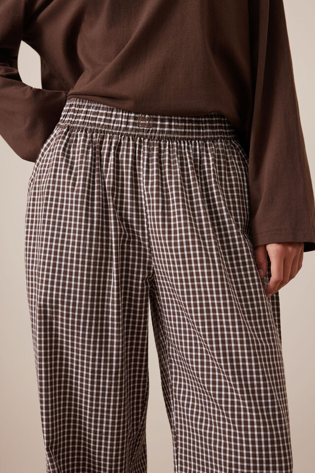 The Lounge Pant - Chocolate Check