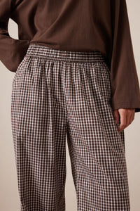 The Lounge Pant - Chocolate Check