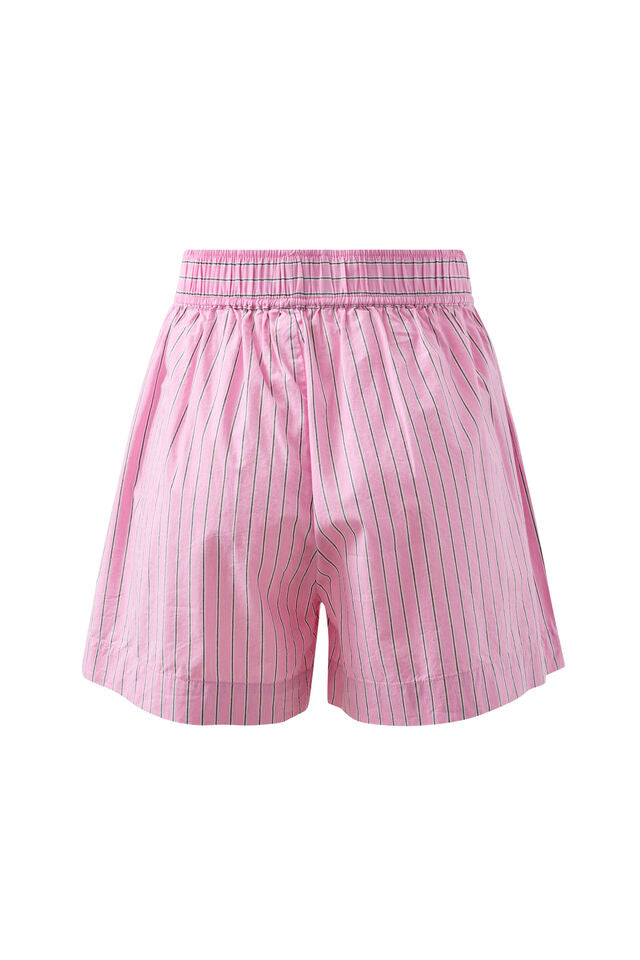 Mila Short - Hibiscus Pink Triple Stripe