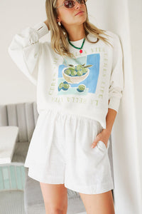 Mila Short - White Broderie