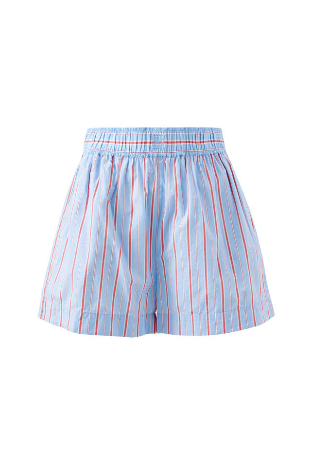 Mila Short - Blue Red White Stripe