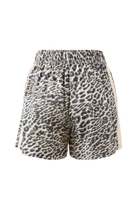 Mila Short - Leopard Linen Blend