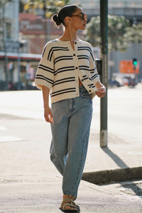 Tapered Barrel Jean - Mid Vintage Blue