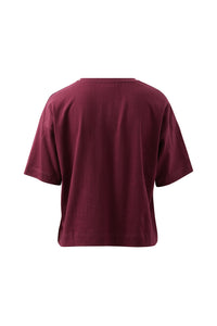 Boxy Pocket Tee - Raisin