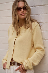 Nelly Long Sleeve Knit Cardi - New Butter