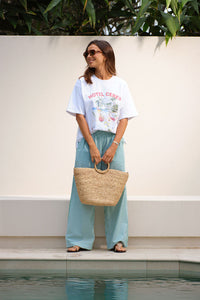 Tully Boyfriend Tee - Hotel Ceres Print