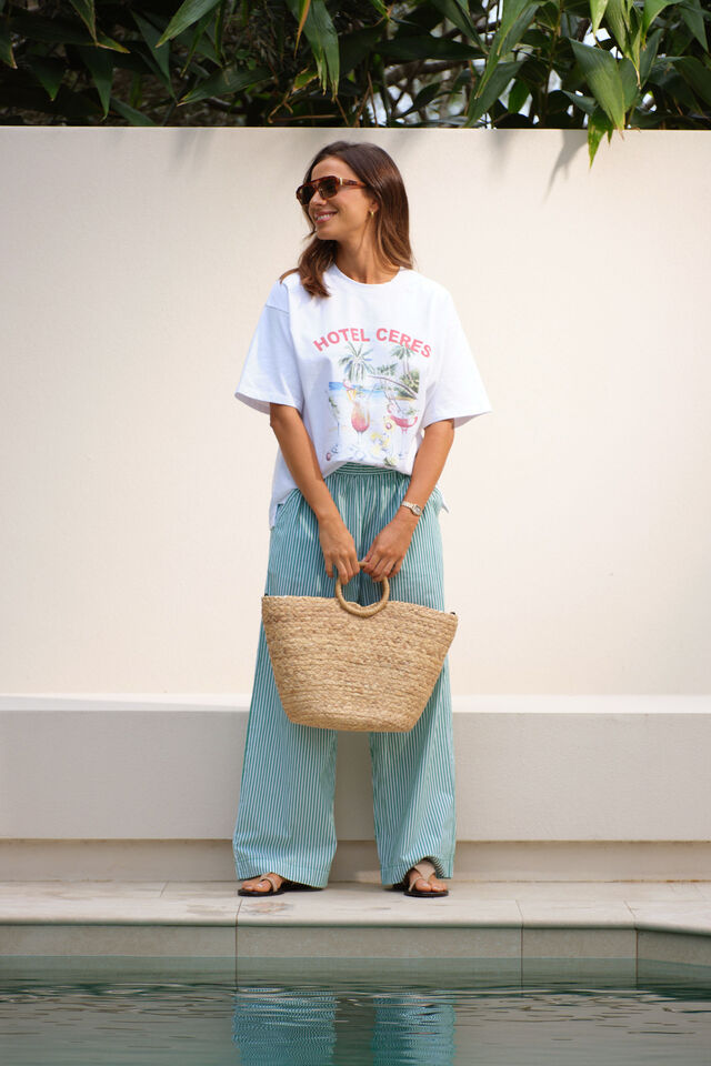 Tully Boyfriend Tee - Hotel Ceres Print