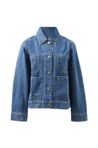 Boyfriend Denim Jacket - Fresh Indigo