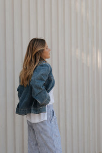 Boyfriend Denim Jacket - Fresh Indigo