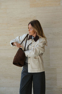 Denim Barn Jacket - Natural Ecru