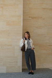 Denim Barn Jacket - Natural Ecru