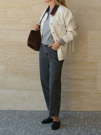 Denim Barn Jacket - Natural Ecru