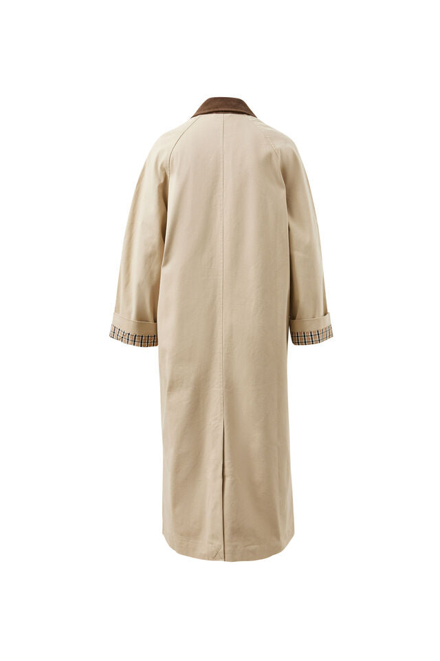 Ash Coat - Sand Choc Collar
