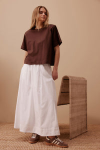 Sofia Boxy Shoulder Tee