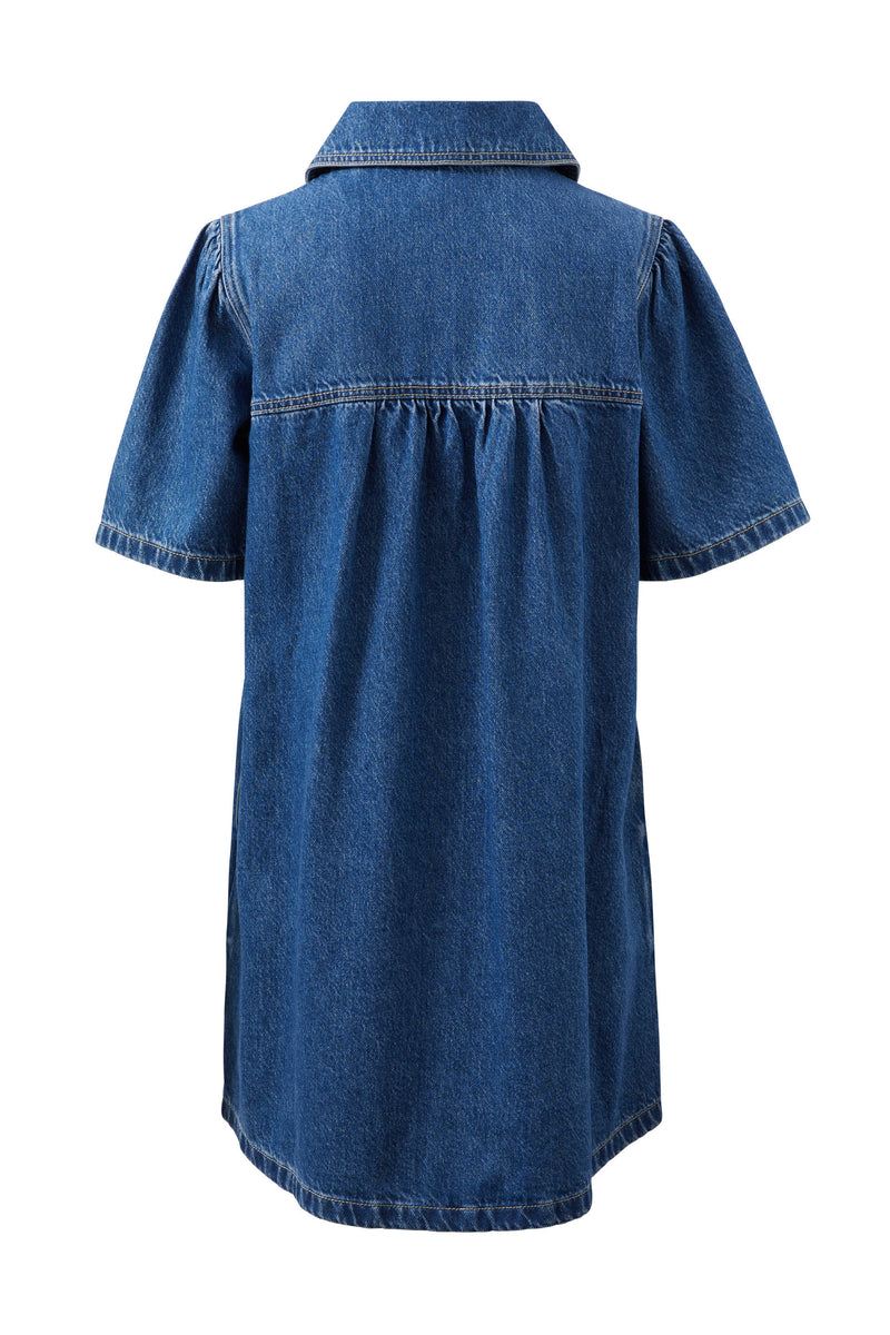 Sienna Denim Dress - Fresh Indigo