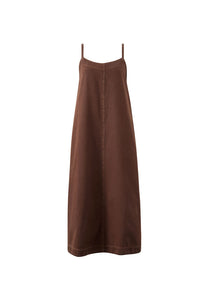 Remy Strappy Midi Dress - Chocolate