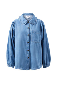 Savannah Denim Shirt - Vintage Blue