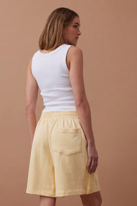 Lulu Reverse Panel Short - Sunny Yellow