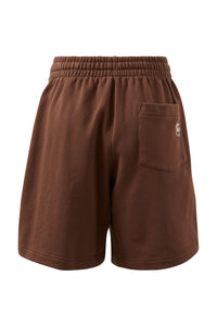 Lulu Reverse Panel Short - Chocolate