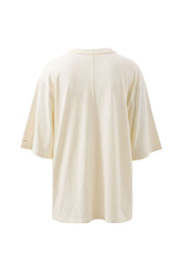 Liv Oversized Tee - Shell/Island Palms