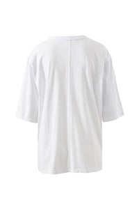 Liv Oversized Tee - White/Summer Lobsters