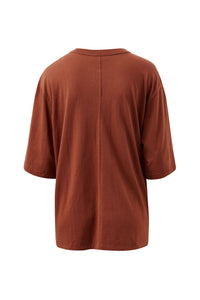 Liv Oversized Tee - Ginger/Farmers Market