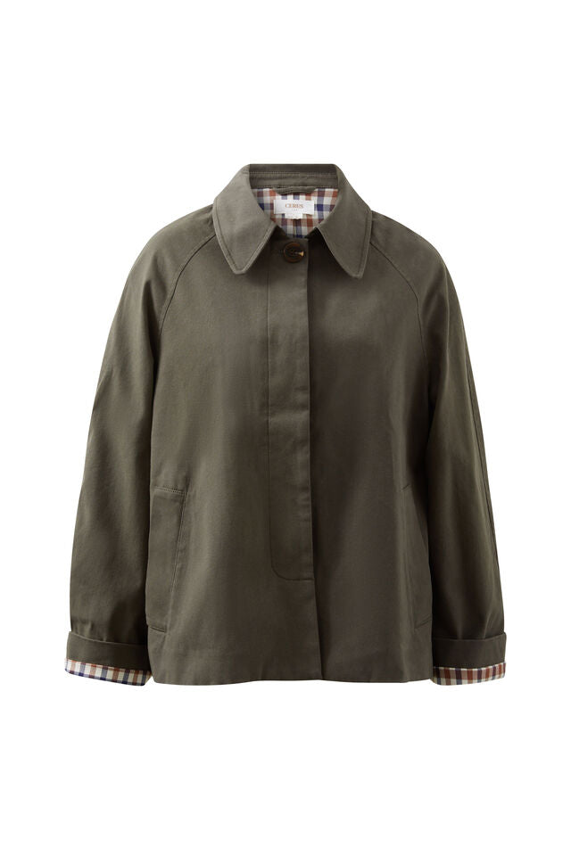 Pia Spring Coat - Olive
