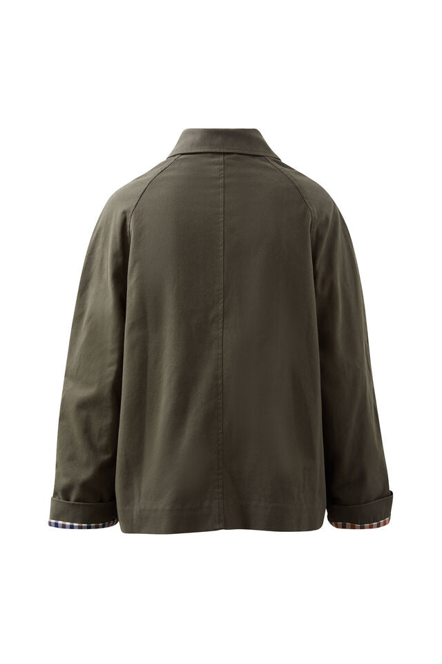 Pia Spring Coat - Olive