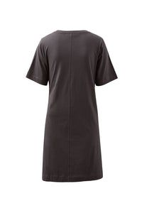 Agnes Tie Mini Tee Dress - Phantom
