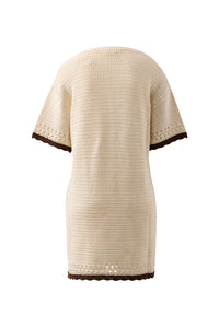 Bea Knit Mini Dress - Ecru