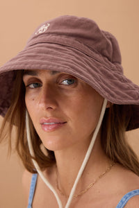 Polly Bucket Hat - Chocolate