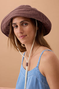 Polly Bucket Hat - Chocolate
