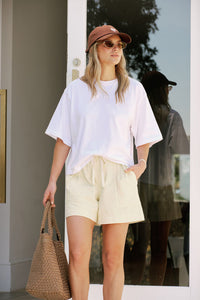 Phoebe Premium Tee - White