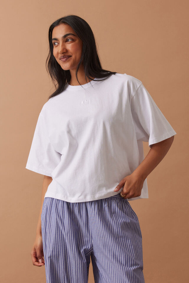 Phoebe Premium Tee - White
