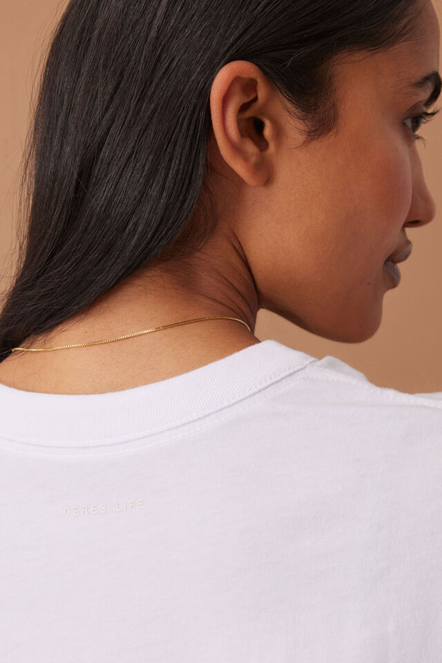 Phoebe Premium Tee - White