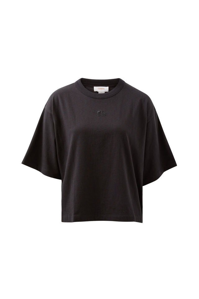 Phoebe Premium Tee - Black