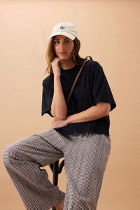 Phoebe Premium Tee - Black