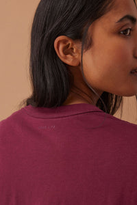 Phoebe Premium Tee - Pomegranate
