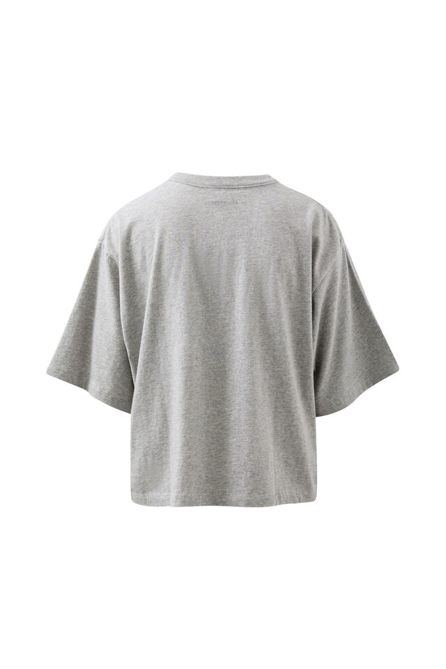Phoebe Premium Tee - Grey Marle