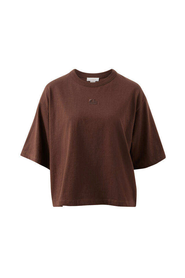 Phoebe Premium Tee - Chocolate
