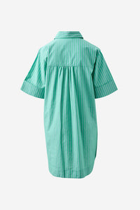 Sara Mini Shirt Dress - Zesty Triple Stripe