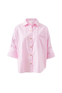 Miya Shirt - Pink Stripe Ceres Hotel