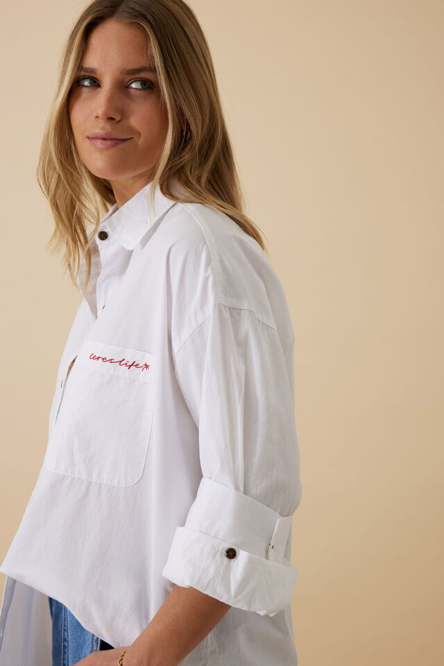 Miya Shirt - White Summer With Ceres