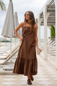Sunday Maxi Dress - Chocolate