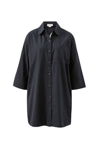 Anna Shirt Dress - Black